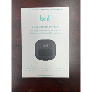 NWT Bril Toothbrush Sterilizer in Black